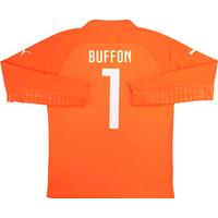 2014-15 Italy Player Issue GK Third L/S Shirt Buffon #1 *w/Tags*