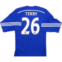 2014-15 Chelsea Player Issue Adizero Home L/S Shirt Terry #26 *w/Tags*