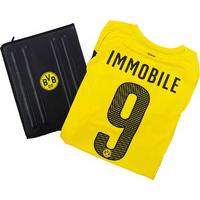 2014-15 Dortmund Player Issue Authentic Home Shirt (ACTV Fit) Immobile #9 *In Case*