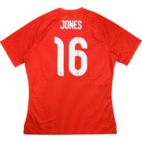 2014 15 england match issue away shirt jones 16