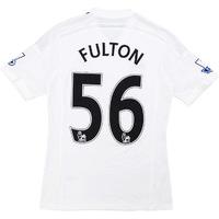 2014-15 Swansea Match Issue Home Shirt Fulton #56 (v Chelsea)