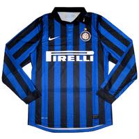 2011 12 inter milan player issue home ls shirt bnib