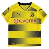 2017 2018 borussia dortmund home puma shirt kids