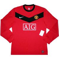 2009 10 manchester united player issue european home ls shirt bnib