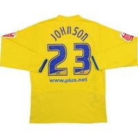 2006-07 Sheffield Wednesday Match Issue Away L/S Shirt Johnson #23