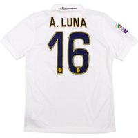 2014-15 Hellas Verona Match Issue Away Shirt A.Luna #16 (Very Good) M