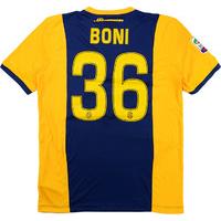 2014 15 hellas verona match issue home shirt boni 36 excellent m