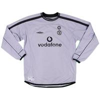 2001-02 Manchester United L/S Centenary GK Shirt L.Boys