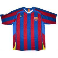 2005-06 Barcelona Home Shirt (Very Good) XL