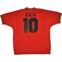 2001-02 Galatasaray Third Shirt Atalay #10 XL