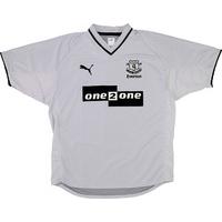 2001-02 Everton Away Shirt M