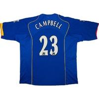 2004-05 Arsenal Away Shirt Campbell #23 XXL