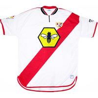 2000 01 rayo vallecano home shirt xxl