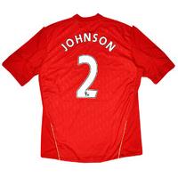 2010 12 liverpool home shirt johnson 2 l