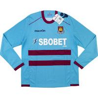 2011-12 West Ham Away L/S Shirt *w/Tags* M