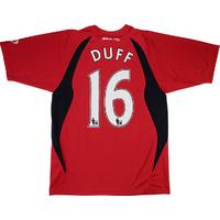 2009-10 Fulham Away Shirt Duff #19 M