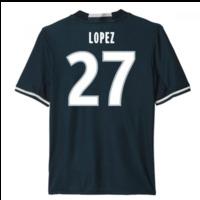 2016 17 marseille away shirt lopez 27 kids