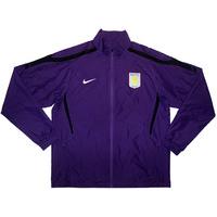 2010-11 Aston Villa Nike Woven Warm-Up Jacket (Excellent) S