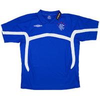 2007 08 rangers umbro polo shirt excellent m