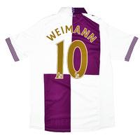 2013 14 aston villa away shirt weimann 10 very good l