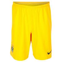 2014 2015 man city away nike goalkeeper shorts yellow