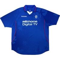 2002 03 rangers home shirt excellent xl