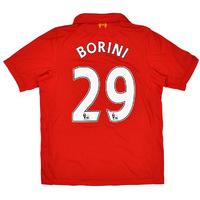 2012 13 liverpool home shirt borini 29 excellent s