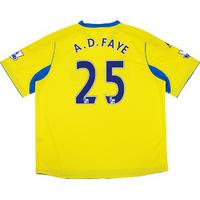 2008-09 Stoke City Away Shirt A.D. Faye #25 (Excellent) XXL