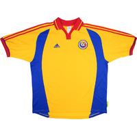 2000-02 Romania Match Issue Home Shirt #15