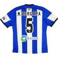 2014-15 Real Sociedad Home Shirt M.Bergara #5 *w/Tags* L