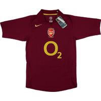 2005 06 arsenal home shirt wtags xl