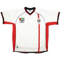 2002 03 uae home shirt excellent l