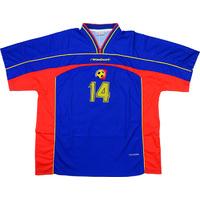 2001 Andorra Match Issue Away Shirt #14 (v Holland)