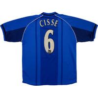 2002-03 Birmingham Home Shirt Cisse #6 (Very Good) S