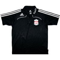 2008-09 Liverpool Adidas Polo T-Shirt (Very Good) XL