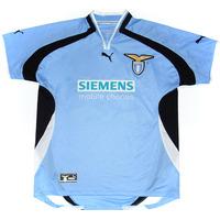 2000 01 lazio home shirt very good l