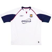 2005-06 West Ham Away Shirt (Very Good) XL