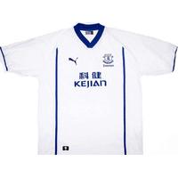 2002-03 Everton Away Shirt *Mint* XL