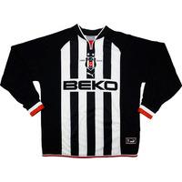 2002-03 Besiktas Match Issue UEFA Cup Centenary Away L/S Shirt Bayram #11