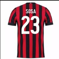 2017-2018 AC Milan Home Shirt (Sosa 23) - Kids