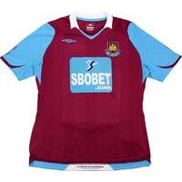 2008 09 west ham home shirt excellent womens l