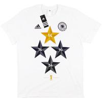 2014-15 Germany Adidas World Cup Winners T-shirt *BNIB* S