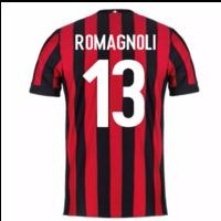 2017-2018 AC Milan Home Shirt (Romagnoli 13) - Kids