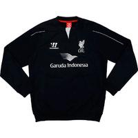 2014-15 Liverpool Player Worn Drill Top (Very Good) S