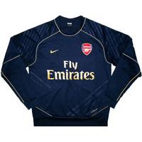 2007 08 arsenal nike training sweat top very good xl