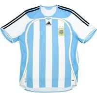 2005-07 Argentina Home Shirt (Very Good) S