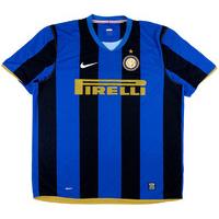 2008 09 inter milan home shirt excellent l