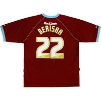 2007 08 burnley home shirt berisha 22 very good xxl