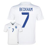 2014 15 england world cup home shirt beckham 7