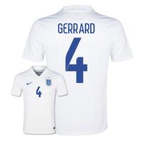 2014-15 England World Cup Home Shirt (Gerrard 4)